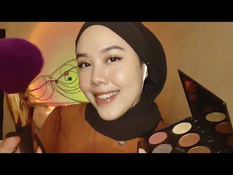 ASMR Big Sister Does Your Make Up Roleplay ♥️ | Layered Sounds