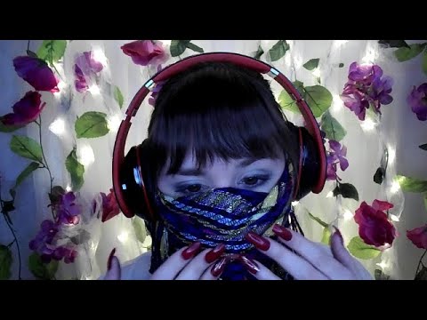 ASMR Muffled Whispers and Clicky-Clacky Nails