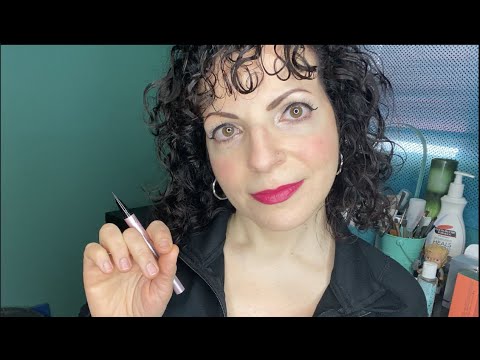 ASMR Roleplay Winged Eyeliner Makeup Class - You Are My Model (Personal Attention, Writing Sounds)