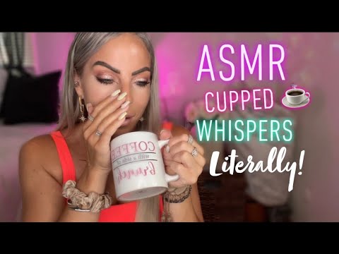 ASMR Cupped Whispering & Whispering Into A Cup With A Microphone In It?!