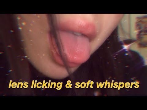 Lens Licking And Kissing ASMR / I'm back!