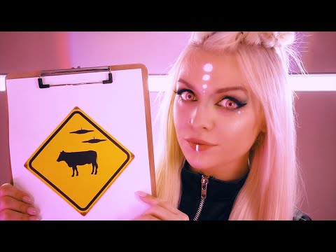 Alien Abduction ASMR | Learning To Fly A UFO!? - Training & Examination From Sweet Curious Alien