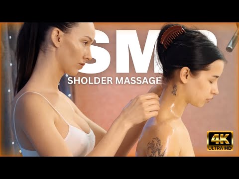 SUPER TINGLY Shoulders Massage by Adel | ASMR sleep aid (No Talking)