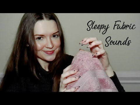 ASMR Sleepy Fabric Sounds 😴 Scratching/Stroking + Whispers