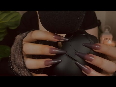 🎧 ear to ear 👂 fast not aggressive tapping for asmr #6 (no talking)