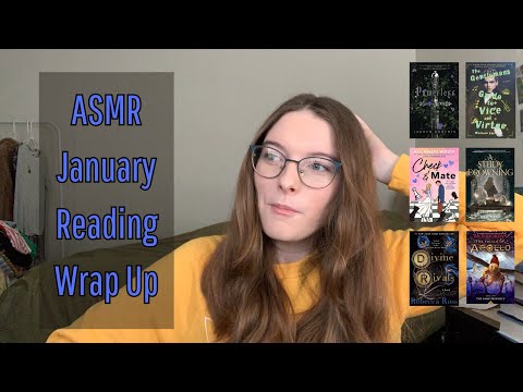 ASMR I accidentally read 10 books this month | January Reading Wrap Up ❄️ (lots of whispering)
