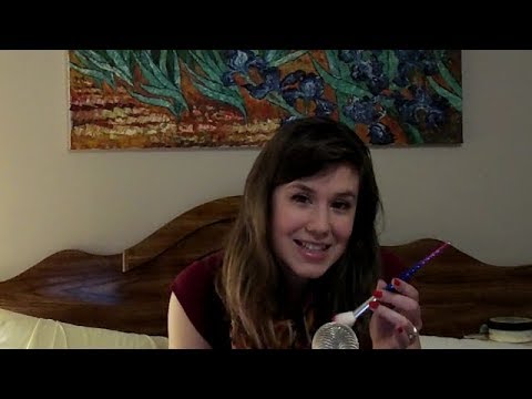 ASMR Mike Brushing and Counting in 4 Languages