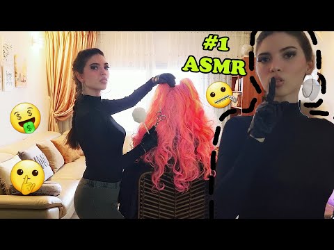Satisfying POV ASMR! Barber "Takes Care" of 😈 Girl ROLEPLAY (Tickles, Leather Gloves & Jacket)