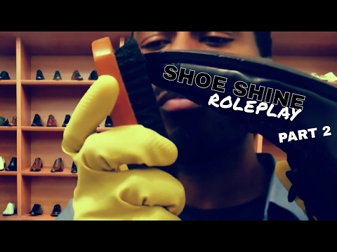 👞 Shoe Shine Roleplay Part 2 [ASMR] with SHOE STORE | Shoe Cleaning, Shoe Brushing & Cloth Sounds 👞