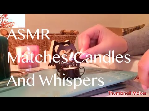 ASMR Match And Candle Lighting
