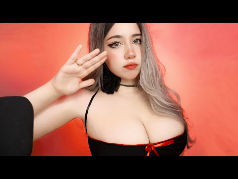 ASMR MOUTH AND HAND SOUNDS/PERSONAL ATTENTION/SPIT PAINTING NO TALKING