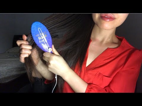 ASMR IS THIS MIND CONTROL? Hair Brushing Sounds, Brushing Long Hair/ Ponytail REPETITIVELY, HAIRPLAY