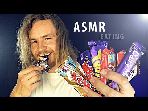 [ASMR] English Chocolate Bar Tasting [Eating Sounds]