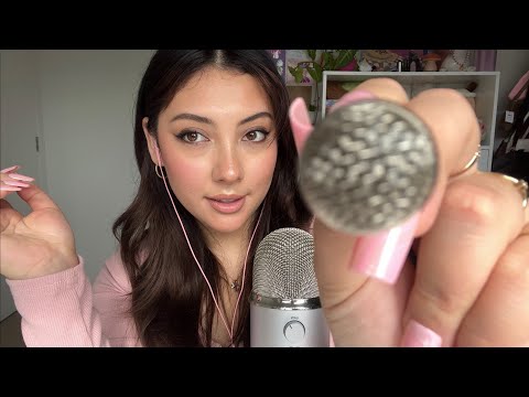 ASMR fast & aggressive makeup application 🙀 ~with the WRONG props~  | Whispered