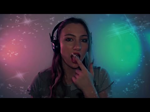 ASMR SPIT PAINTING (mouth sounds + personal attention)