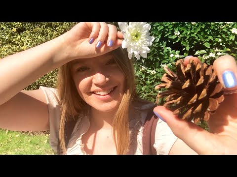 ASMR Doing Your Makeup in Nature 🌿 (Whispered)