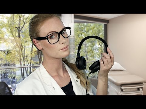 ASMR HEARING TEST EAR CLEANING EAR TO EAR BREATHY WHISPER