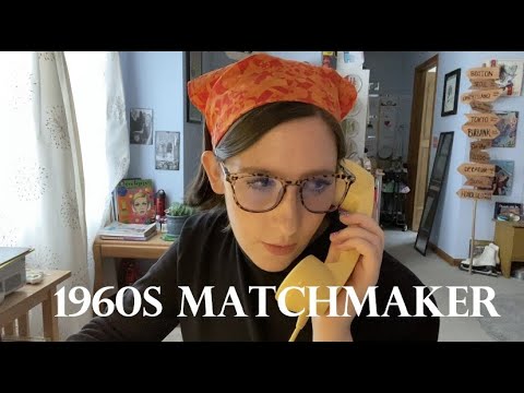 {ASMR} 1960's Matchmaker w/ writing sounds