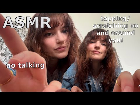 ASMR ~ Tapping/Scratching On and Around You! (No Talking for Study/Sleep, Fast)