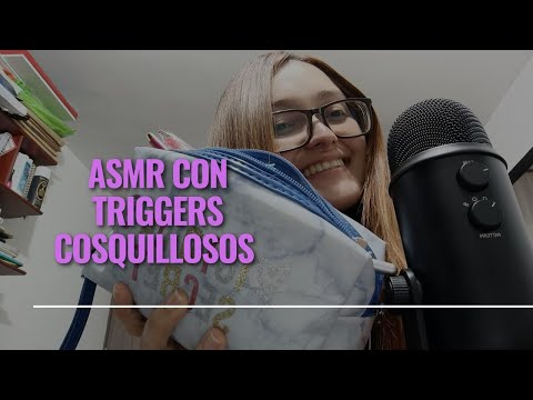 ASMR | TRIGGERS MUUUY COSQUILLOSO CERCA A TUS OREJITAS