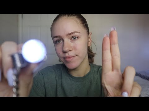ASMR Do What I Say (Follow the light, “look over here”, repeat after me)