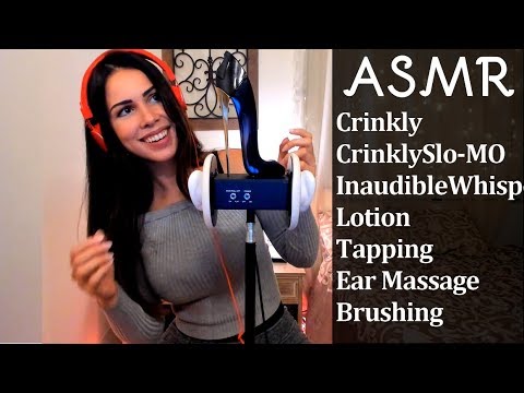 ASMR! Ever heard crinkles in Slo-Mo? Scratching, Lotion, Tapping and more