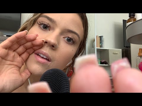 ASMR| SUBTLE MOUTH SOUNDS & REPEATING THE WORD RELAX