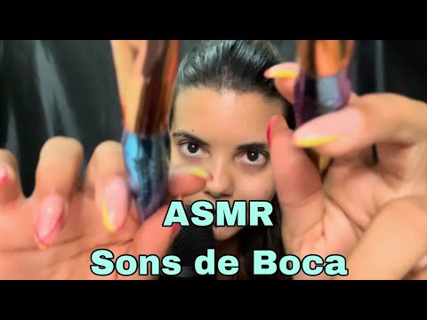 ASMR Sons de Boca, Pincel na Tela, Movimento com as Mãos