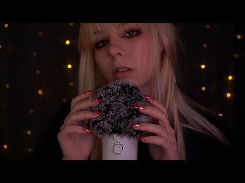 ASMR | "Shhh" Slow Fluffy Mic Scratching - No Talking After Intro