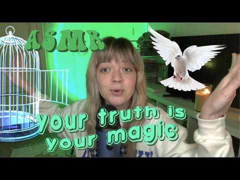 ASMR therapy #8 💚 YOUR Truth will set you free 🕊 speaking your truth is everything 💚 here's why...