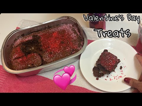 ASMR Making Treats Valentine’s Day Brownies