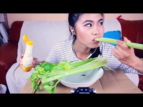 ASMR -  Extreme CRUNCHY Celery & Pickles Eating Sounds(whispered)