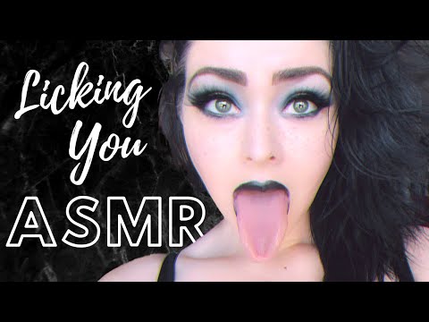 Licking You | ASMR LENS LICKING | Soft Moans