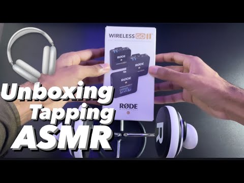 [ASMR] Rode Wireless Go ll Unboxing (Tapping)