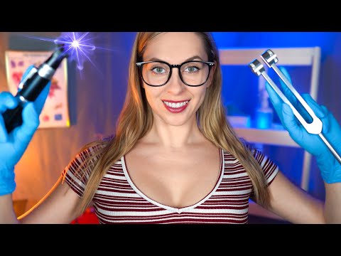 ASMR Most Relaxing Ear Exam 👂Ear Cleaning & Hearing Test ~ Whispered Roleplay, Personal Attention
