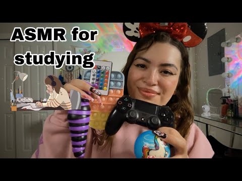 ASMR trigger assortment sounds for when you are studying or needing sleep- 📚😴