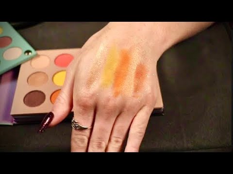 #ASMR | Soft-Spoken Eyeshadow Swatches & Review