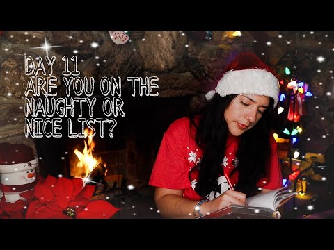 TWELVE DAYS OF CHRISTMAS | ASMR ROLE PLAY | DAY 11 - ARE YOU ON THE NAUGHTY OR NICE LIST?