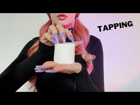 ASMR fast tapping with long nails (random items) [1 𝒎𝒊𝒏𝒖𝒕𝒆 𝒂𝒔𝒎𝒓]