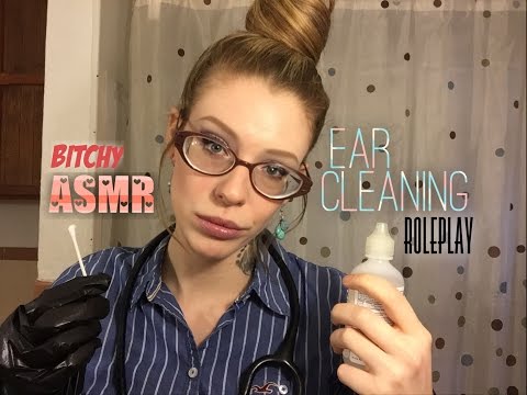 ASMR Ear Cleaning Roleplay With BITCHY Doctor