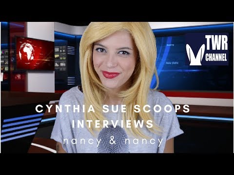 ASMR | Cynthia Sue Scoops Interviews Nancy & Nancy