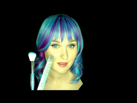 ASMR ♡ Measuring + Painting You ♡ Personal Attention + Visual Triggers inc. Face Brushing for Sleep