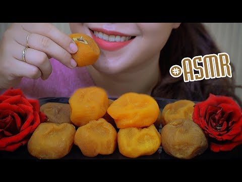 ASMR Hoshigaki -Japanese Dried Persimmons EATING SOUNDS | LINH-ASMR