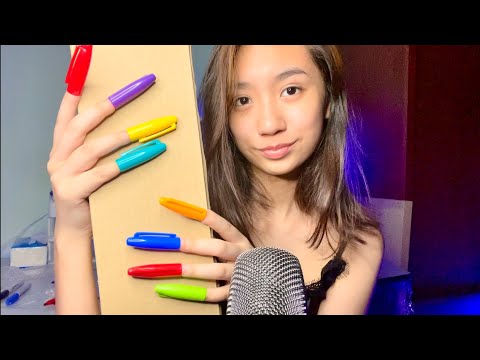 ASMR ~ Tapping On Objects With Marker Caps