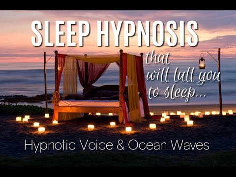 SLEEP HYPNOSIS that will lull you to sleep / Hypnotic Voice / ASMR / Ocean Waves