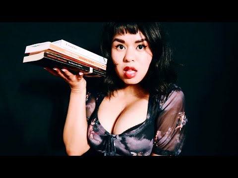 The Naughty Librarian ASMR Roleplay | Tapping, Page Tearing, Writing