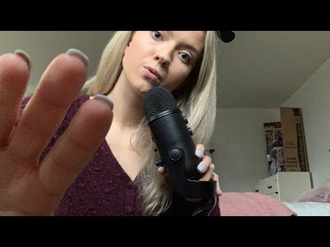 ASMR/ SLOW TRIGGERS- SLOW MOUTH SOUNDS/ TAPPING & WHISPERING TRIGGER WORDS