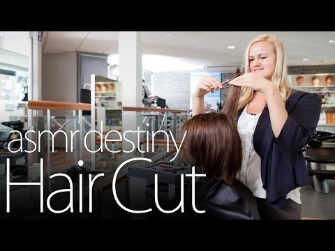 ASMR Hair Cut Appointment ~ Role Play (3D, binaural, ear to ear, sleep)