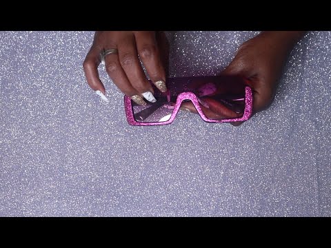 NAILS TAPPING SUNGLASSES ASMR CHEWING GUM SOUNDS