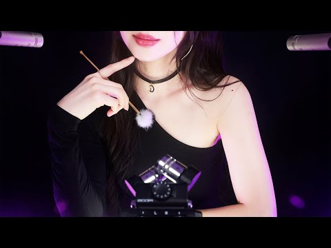 ASMR "I'll Gently Blow Your Ears Until You Fall Asleep😴" Ear Blowing And Various Triggers